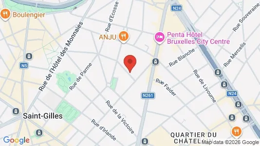 Apartments for rent in Brussels Sint-Gillis - Photo from Google Street View