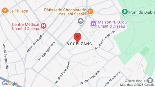 Apartments for rent i Brussels Sint-Pieters-Woluwe - kort over placeringen