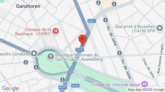 Apartments for rent in Brussels Ganshoren - Photo from Google Street View