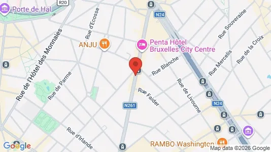 Apartments for rent in Brussels Sint-Gillis - Photo from Google Street View