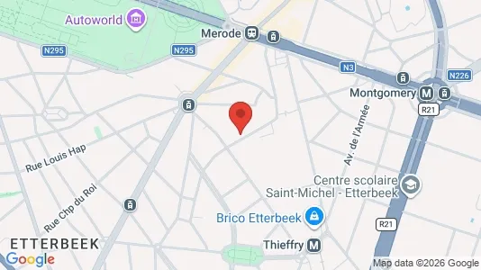 Apartments for rent in Brussels Etterbeek - Photo from Google Street View