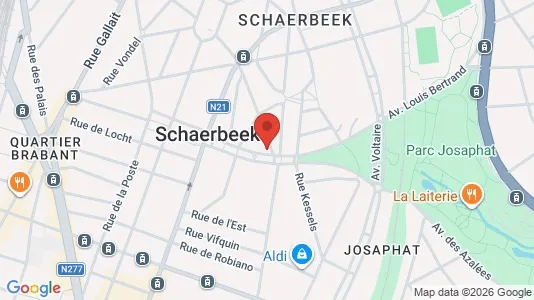 Apartments for rent in Brussels Schaarbeek - Photo from Google Street View