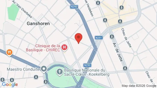 Apartments for rent in Brussels Ganshoren - Photo from Google Street View