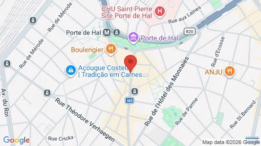 Apartments for rent i Brussels Sint-Gillis - kort over placeringen