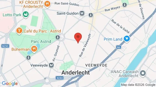 Apartments for rent in Brussels Anderlecht - Photo from Google Street View