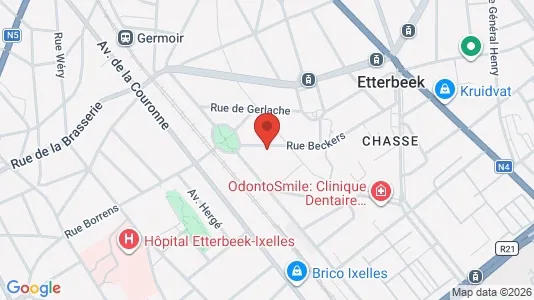 Apartments for rent in Brussels Etterbeek - Photo from Google Street View