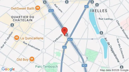 Apartments for rent in Brussels Elsene - Photo from Google Street View