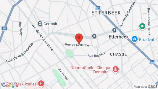 Apartments for rent in Brussels Etterbeek - Photo from Google Street View