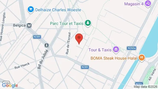 Apartments for rent i Stad Brussel - kort over placeringen