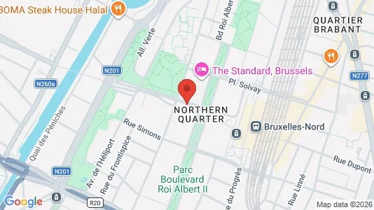 Apartments for rent i Stad Brussel - kort over placeringen