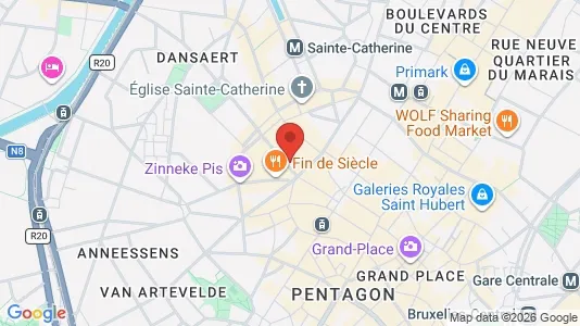 Apartments for rent i Stad Brussel - kort over placeringen