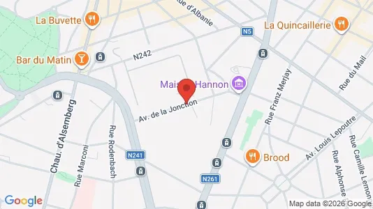 Apartments for rent i Brussels Vorst - kort over placeringen