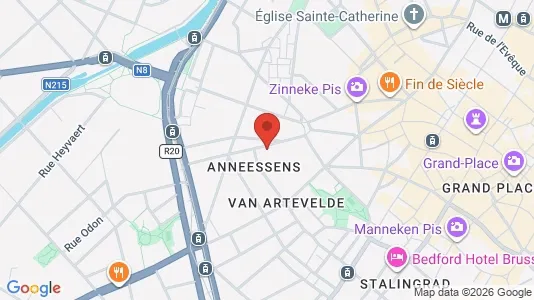 Apartments for rent i Stad Brussel - kort over placeringen