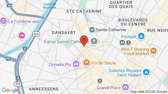 Apartments for rent i Stad Brussel - kort over placeringen