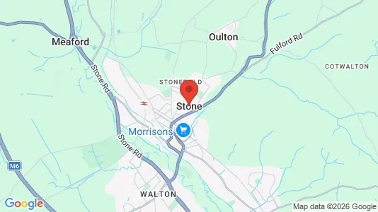Apartments for rent in Stone - Staffordshire - Photo from Google Street View
