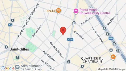 Apartments for rent in Brussels Sint-Gillis - Photo from Google Street View