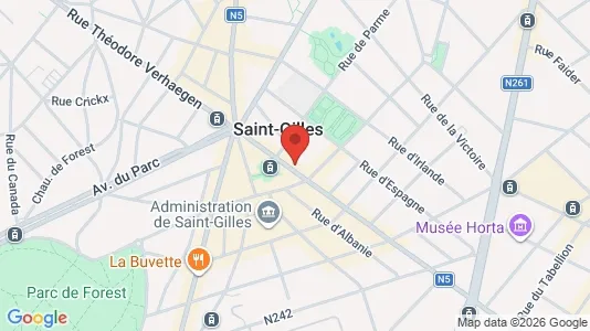Apartments for rent in Brussels Sint-Gillis - Photo from Google Street View