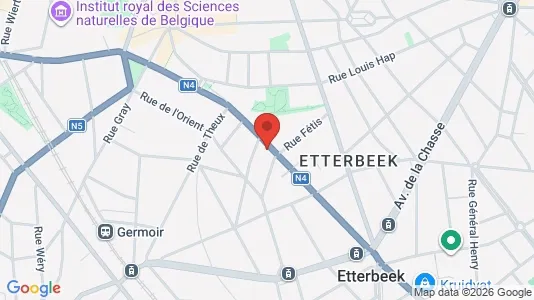 Apartments for rent in Brussels Etterbeek - Photo from Google Street View