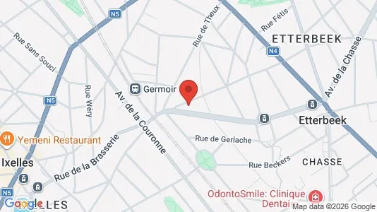 Apartments for rent in Brussels Etterbeek - Photo from Google Street View