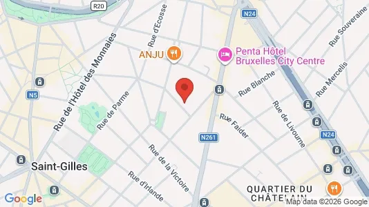 Apartments for rent in Brussels Sint-Gillis - Photo from Google Street View