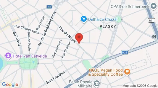 Apartments for rent in Brussels Schaarbeek - Photo from Google Street View