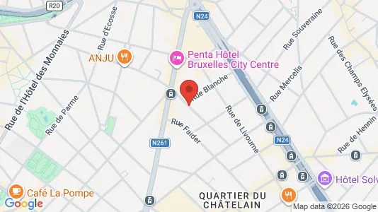 Apartments for rent in Brussels Sint-Gillis - Photo from Google Street View