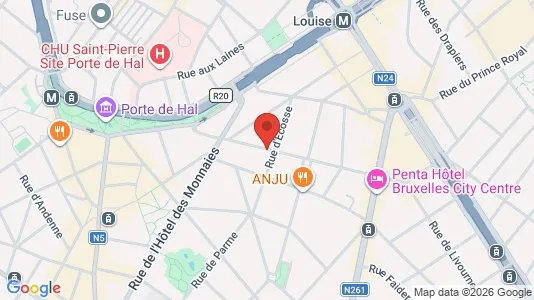 Apartments for rent in Brussels Sint-Gillis - Photo from Google Street View