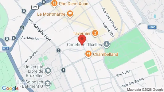 Apartments for rent in Brussels Elsene - Photo from Google Street View