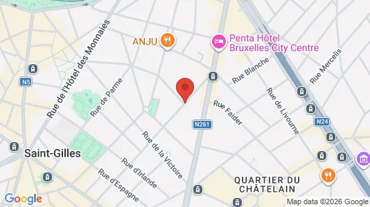 Apartments for rent in Brussels Sint-Gillis - Photo from Google Street View