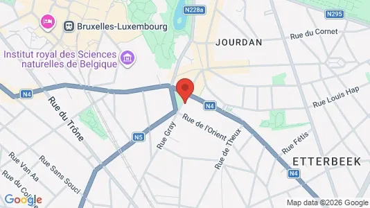 Apartments for rent in Brussels Etterbeek - Photo from Google Street View