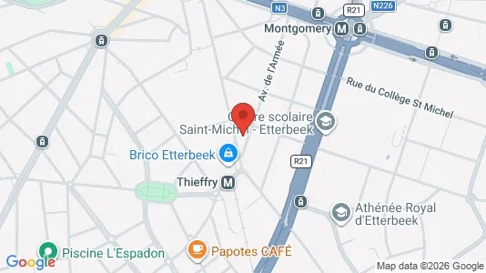 Apartments for rent in Brussels Etterbeek - Photo from Google Street View