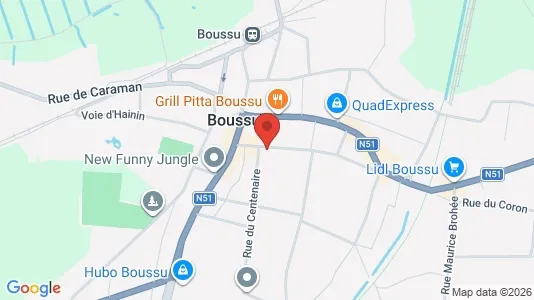 Apartments for rent in Boussu - Photo from Google Street View