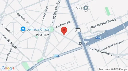 Apartments for rent in Brussels Schaarbeek - Photo from Google Street View