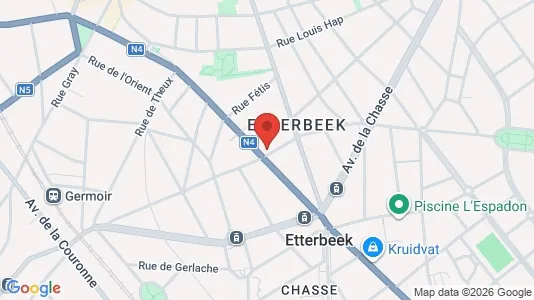 Apartments for rent in Brussels Etterbeek - Photo from Google Street View