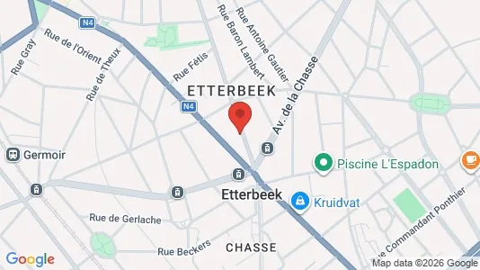 Apartments for rent in Brussels Etterbeek - Photo from Google Street View