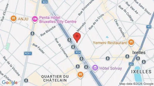 Apartments for rent in Brussels Elsene - Photo from Google Street View