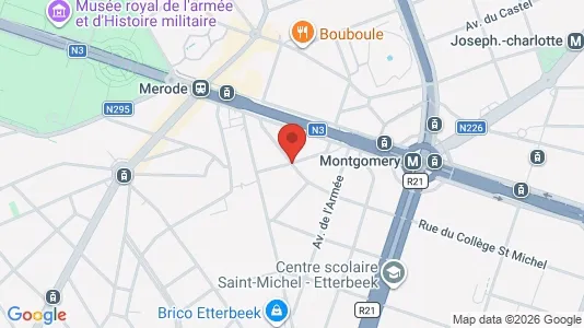 Apartments for rent in Brussels Etterbeek - Photo from Google Street View