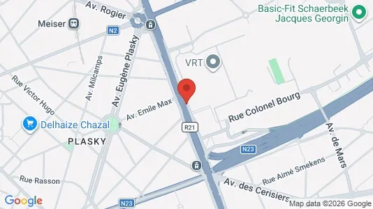 Apartments for rent in Brussels Schaarbeek - Photo from Google Street View