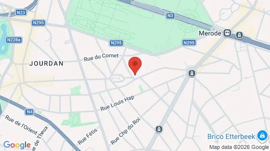 Apartments for rent in Brussels Etterbeek - Photo from Google Street View