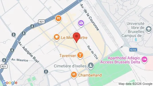 Apartments for rent in Brussels Elsene - Photo from Google Street View