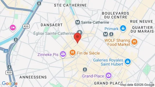 Apartments for rent i Stad Brussel - kort over placeringen