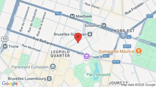 Apartments for rent i Brussels Etterbeek - kort over placeringen