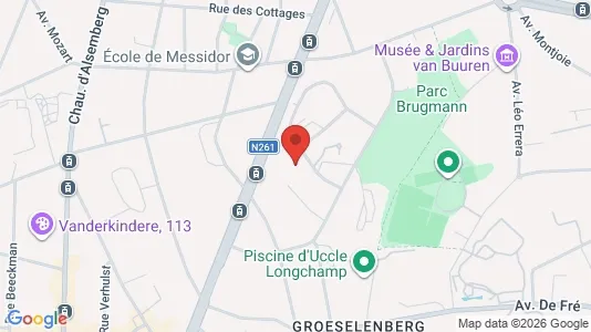 Apartments for rent in Brussels Ukkel - Photo from Google Street View