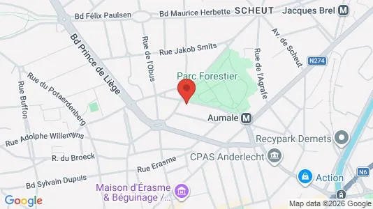 Apartments for rent in Brussels Anderlecht - Photo from Google Street View