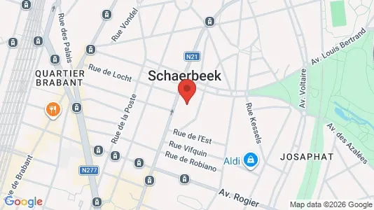 Apartments for rent in Brussels Schaarbeek - Photo from Google Street View