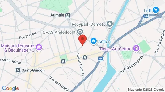 Apartments for rent in Brussels Anderlecht - Photo from Google Street View