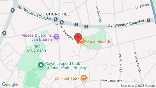 Apartments for rent i Brussels Ukkel - kort over placeringen