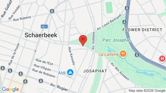 Apartments for rent in Brussels Schaarbeek - Photo from Google Street View