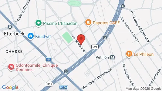 Apartments for rent in Brussels Etterbeek - Photo from Google Street View