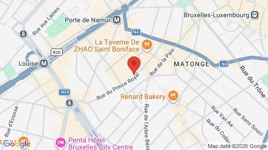 Apartments for rent in Brussels Elsene - Photo from Google Street View